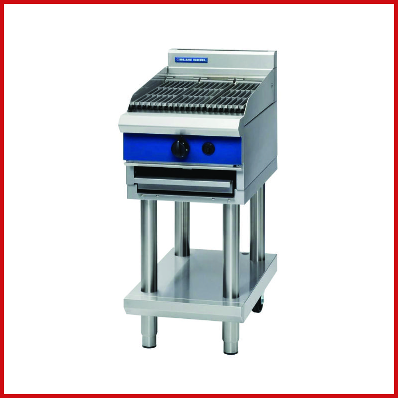 Blue Seal G593-LS - One Burner Gas Chargrill - 450mm